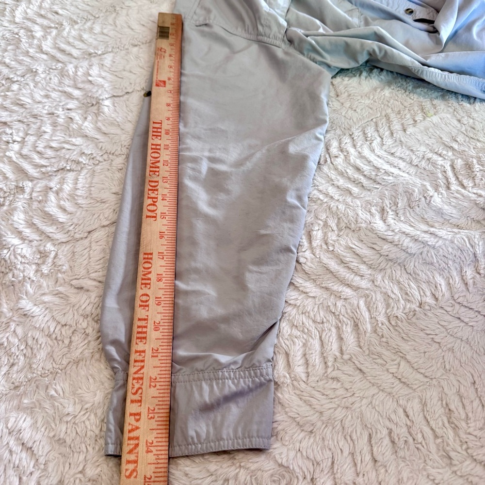 L.L. Bean XL Vented Fishing Shirt Gray Long Sleeve Mesh-Lined - Picture 2 of 9